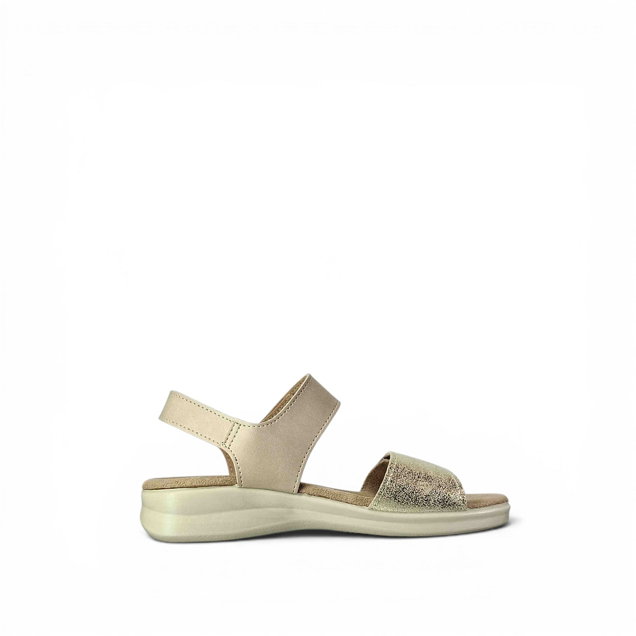 Valleverde 25333 Gold Sandali Bassi da Donna – 25333 GOLD