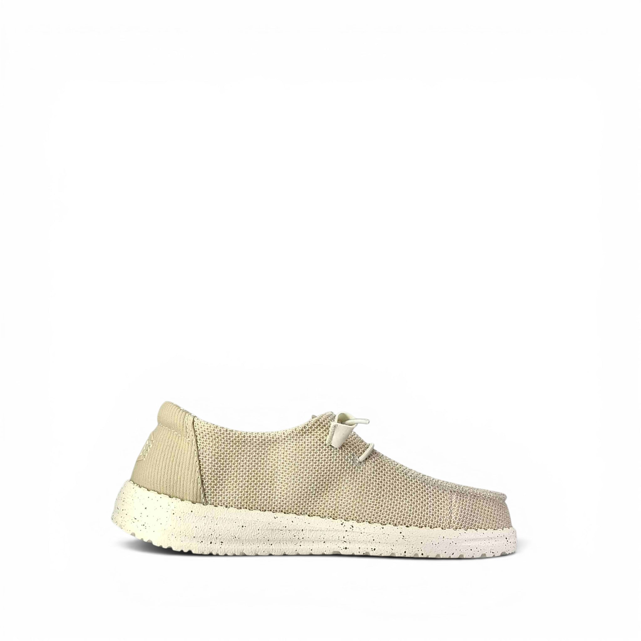 Dude Wendy Stretch Sox W Scarpe Basse Senza Stringhe da Donna – 41878 CREAM