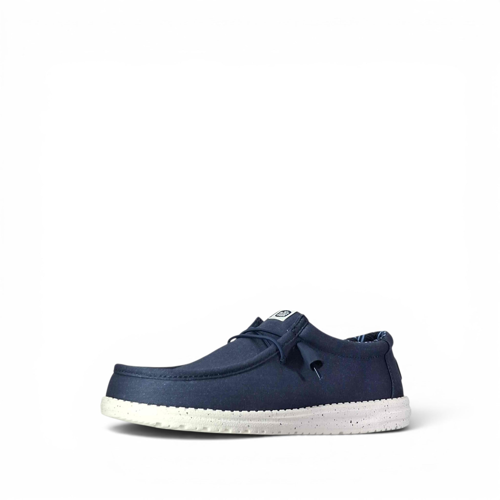 Dude Wally Stretch Canvas Scarpe Basse Senza Stringhe da Uomo – 40700 NAVY