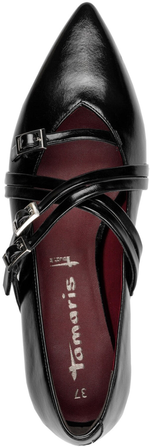 Tamaris Touch Ballerine da Donna – Nero - 1-22160-45-001